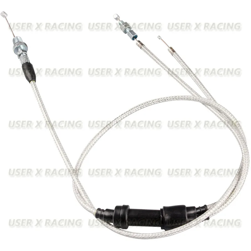 USERX Universal Motorcycle One support two Y-shaped Throttle Cable  For Pit Dirt Bike 150cc 200cc 250cc Engine ATV