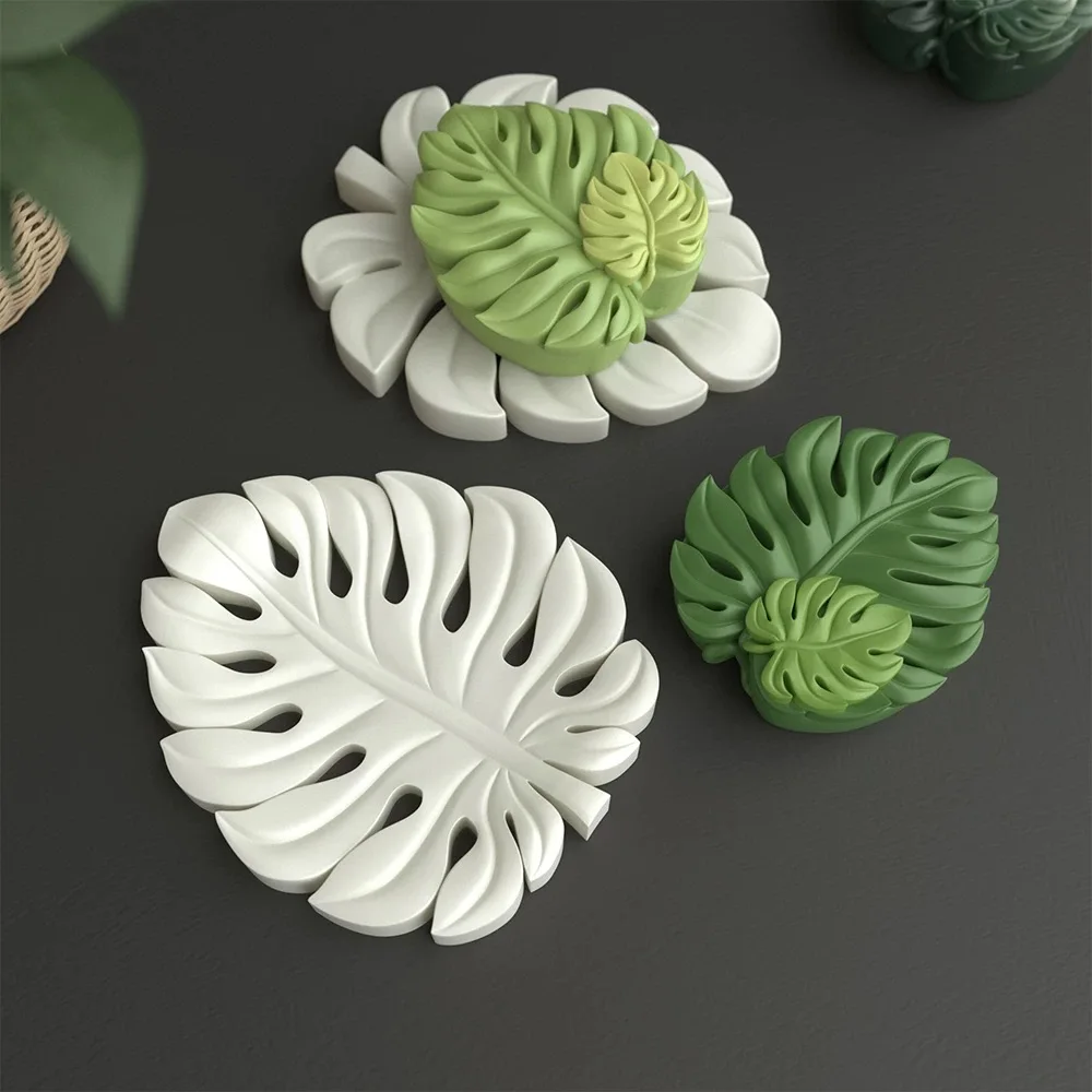 

Turtle Backed Bamboo Leaves Silicone Mold for Handmade Secure Soap Resin Crafts DIY Botanical Artisan Creative Design Clay Mold