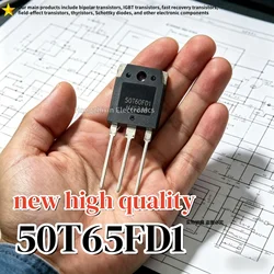 10PCS NEW 50T65FD1 40N60FD2 40N60NPFD 60N60FD1 50T60FD1 TO-3P Commonly used welding machines IGBT power transistor