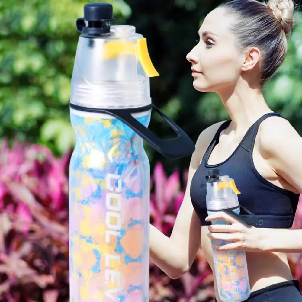 

Travel Bottles PE Spray Water Bottle Drinkware Reusable Drink Spray Cup Portable Spray Cup Sport Fitness Water Cup Cycling