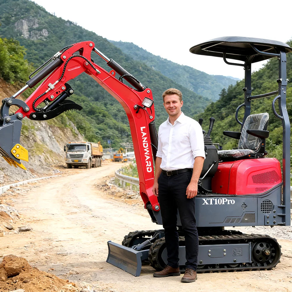 

China Best-selling Mini Excavator 1 Ton 1.8 Tons 2 Tons Tracked Multifunctional Excavator Crawler Mini Digger Factory customized