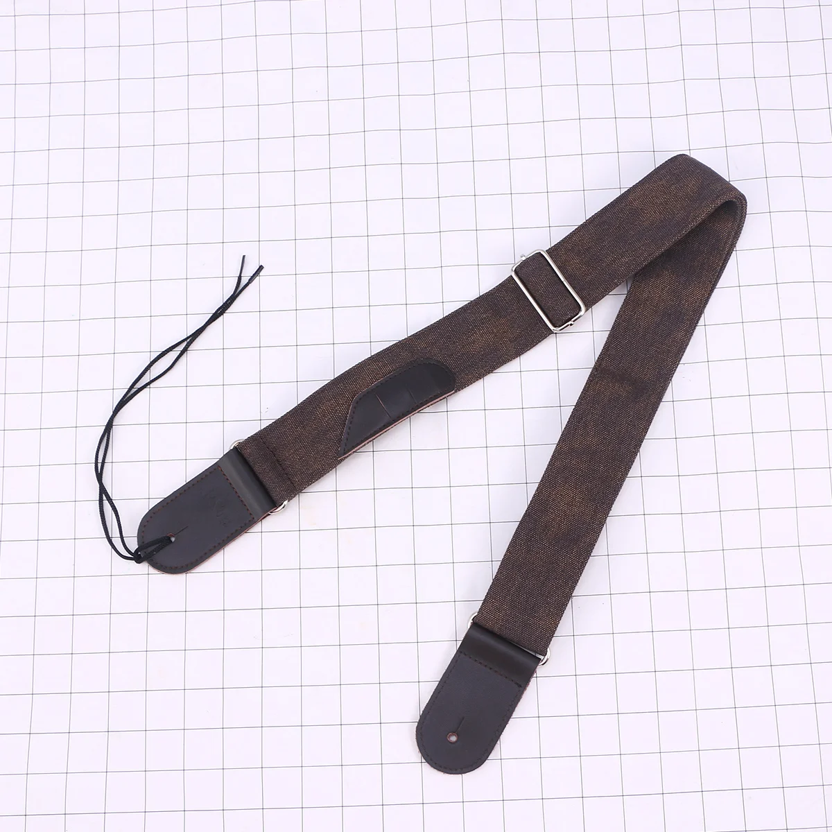 

Vintage Cowboy Style Guitar Strap Adjustable Durable Wide Balanced for Electric Acoustic Bass Bass Guitar Strap