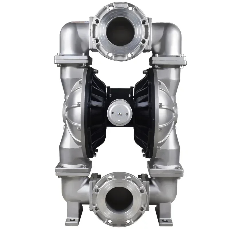 Hot SalesQBY3-125P Stainless Steel Diaphragm Pump Large Flow Diaphragm Air Pump Pneumatic Pressure Pump Alkali Resistant