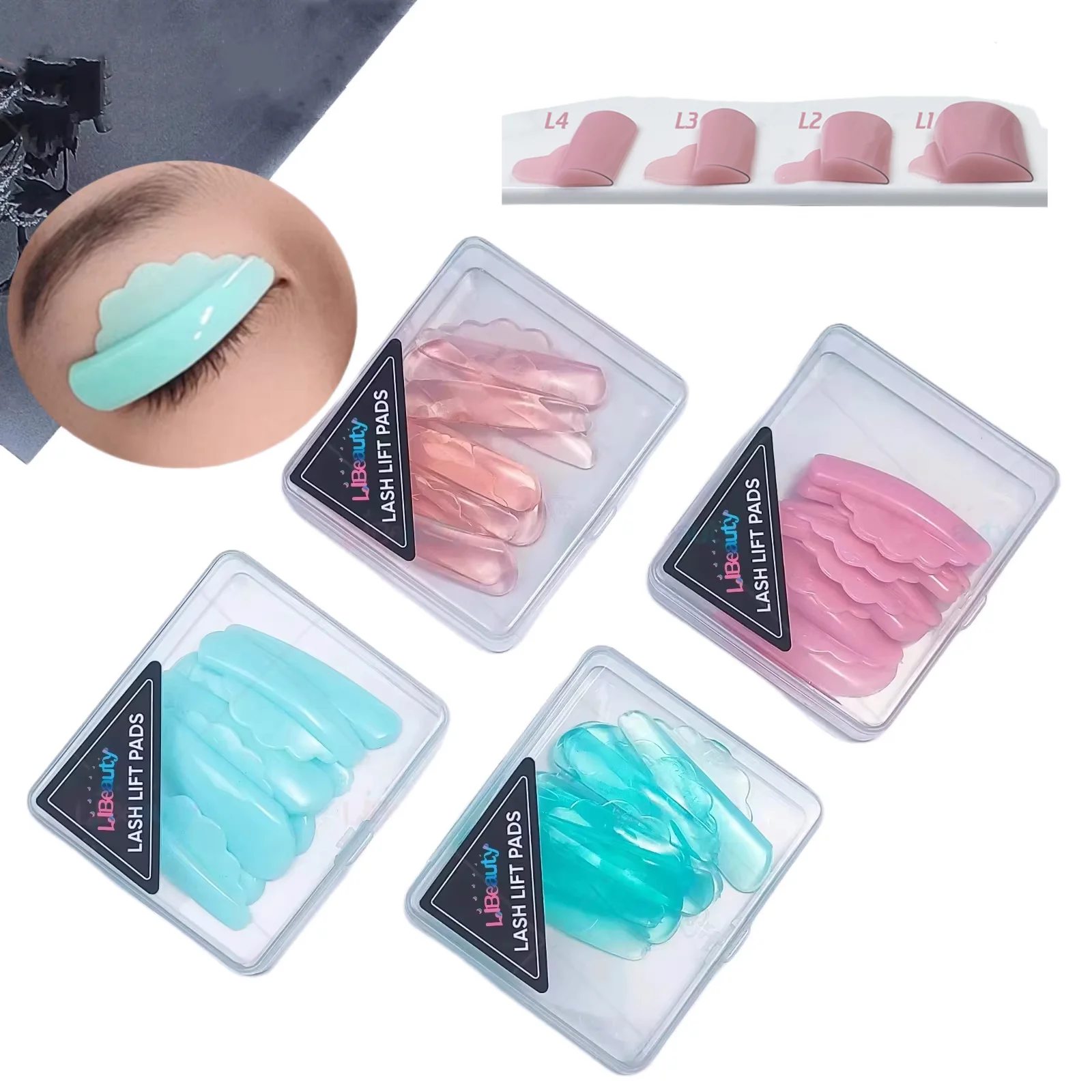 Libeauty V Curl Kleber Kostenlose Silikon Wimpern Dauerwelle Pads Super Klebrige Lash Lift Schild Heben 3D Wimpern Curler Zubehör Werkzeuge