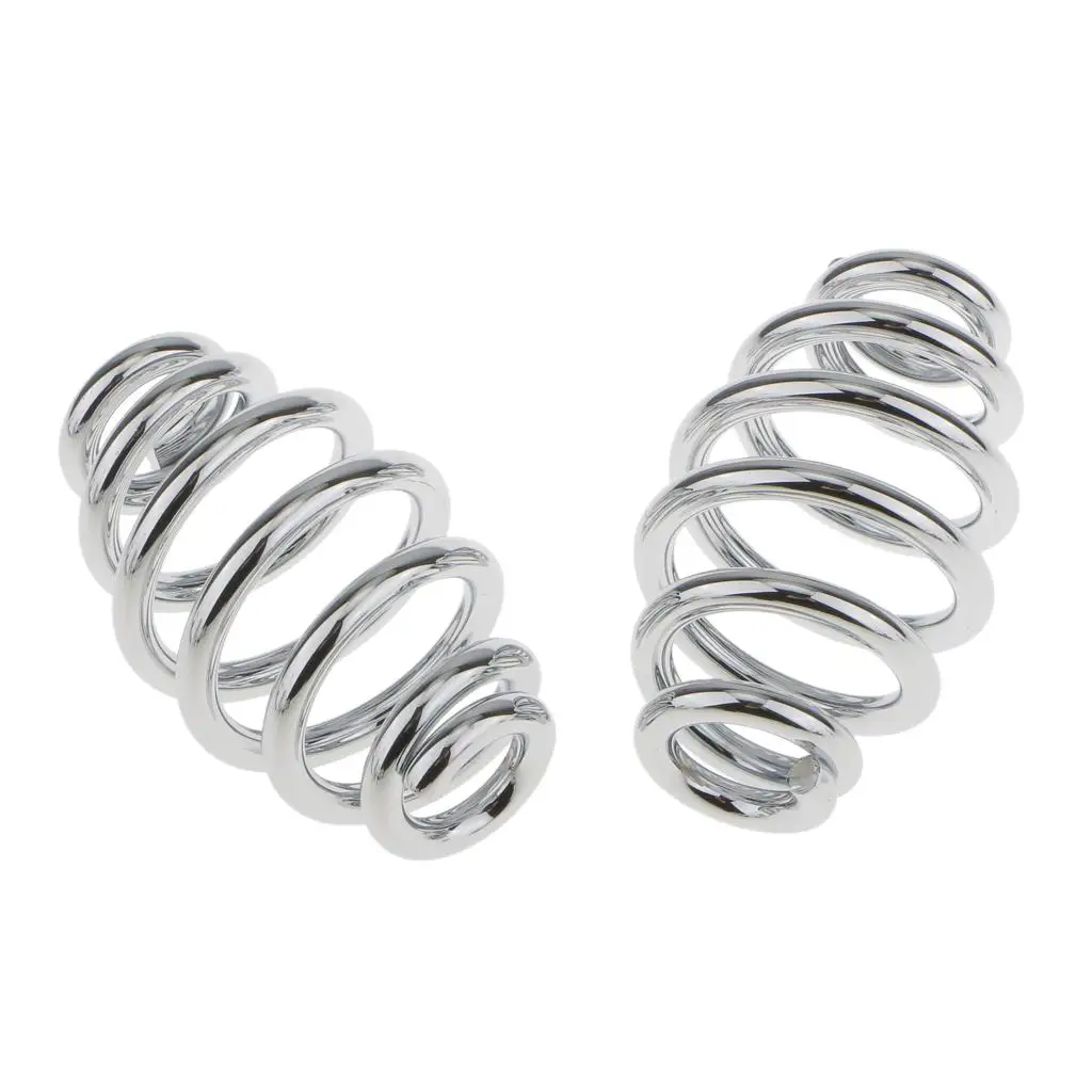 Pair Barrel Seat Springs Spiral for Chopper soft tail Cafe