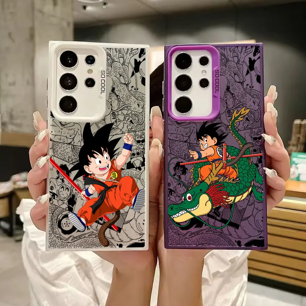 Funda para Samsung S26 S25 S24 Ultra con diseño de Goku y las Bolas de Dragón DBZ, para Galaxy S23 S22 S21 FE S20 Ultra S26 Plus 5G