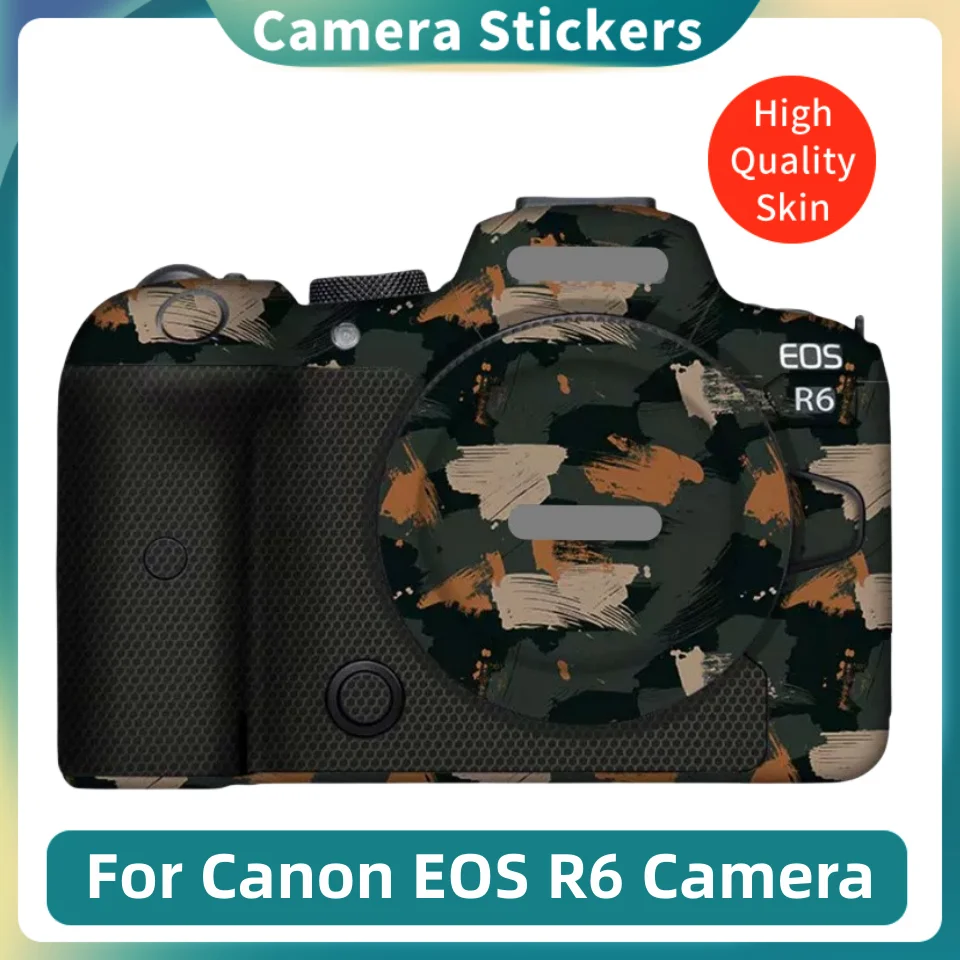 EOS R6 pegatina sin espejo para cámara, abrigo corporal, película protectora, Protector de vinilo, calcomanía de piel para Canon EOSR6