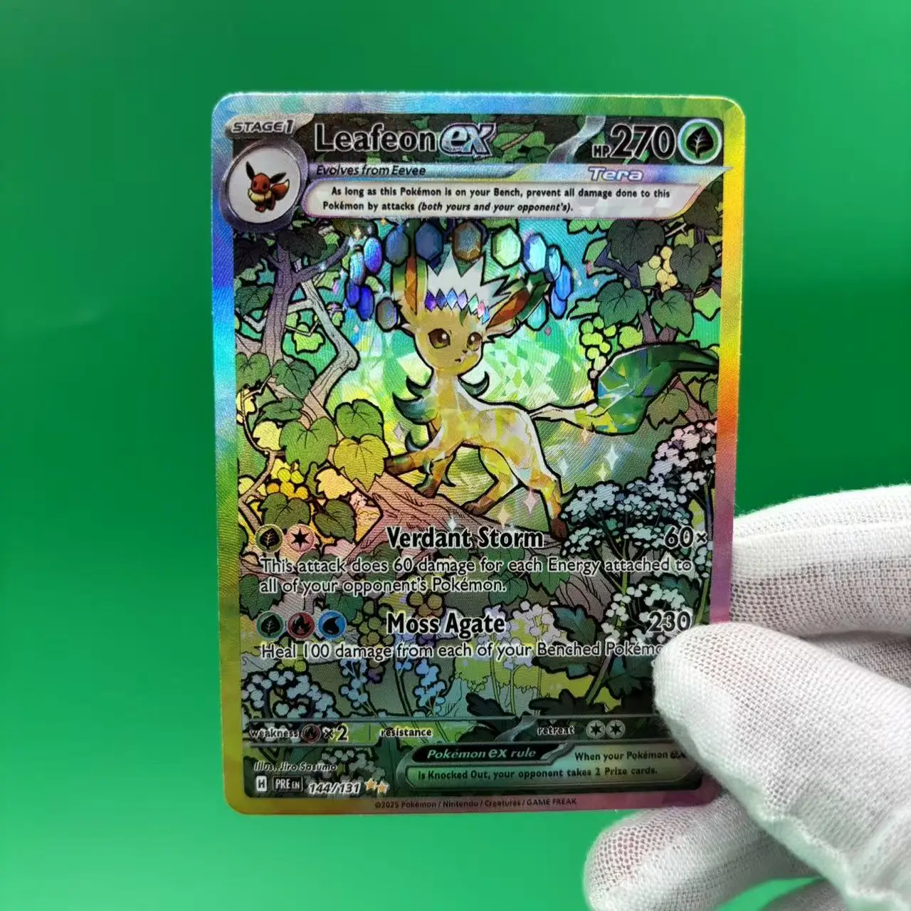 PTCG Collection Cards Leafeon ex Umbreone Charizard Blastoise DIY Self Made Single Card Classic Game Anime Cards Gift Toy