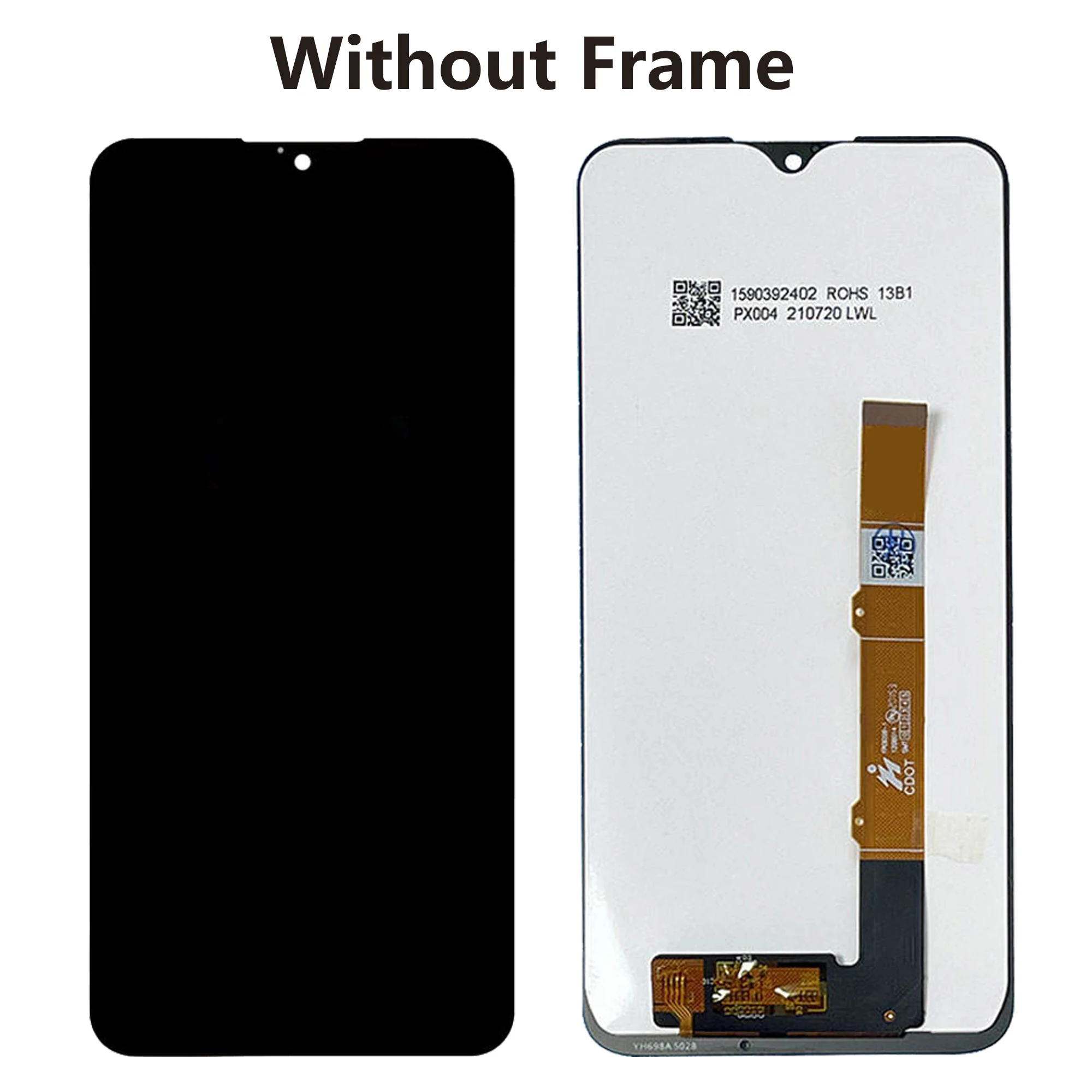 Original Lcd Full With Frame For Alcatel 3L 2020 5029  Touch Screen Digitizer Panel Assembly Display Replacement Repair parts