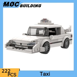 MOC Classic Movie City Vehicle Taxi Model Building Blocks High-Tech 406 Car DIY Assembled Bricks Creative Toys Collection Gifts