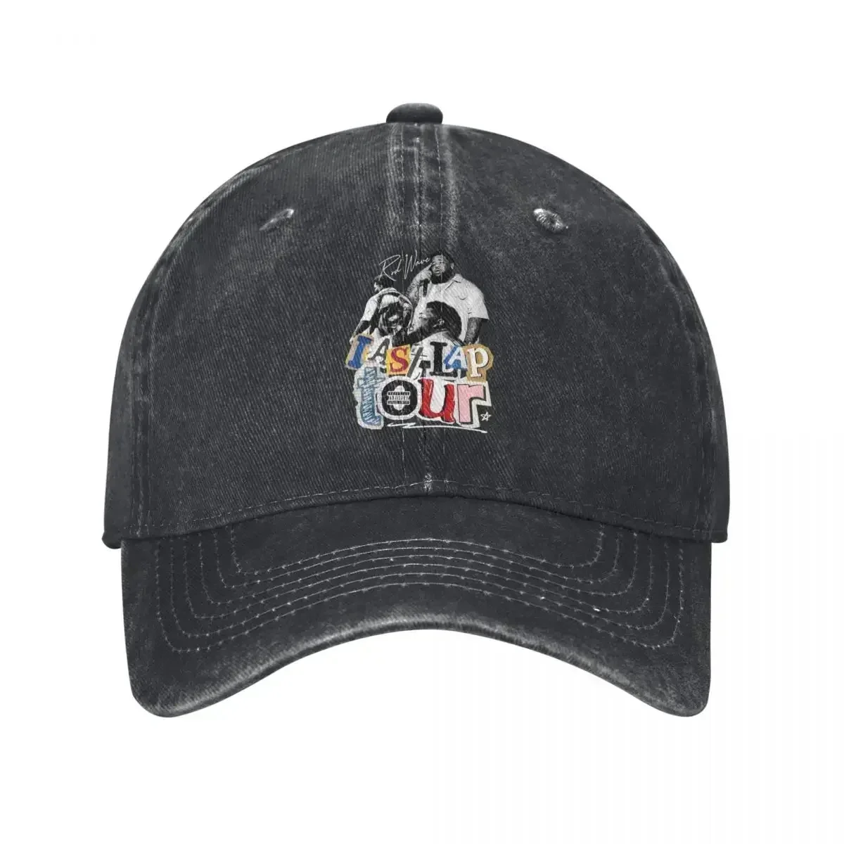 Rod Wave Last Lap Tour Men Women Baseball Caps Distressed Denim Caps Hat Vintage Outdoor Running Golf Snapback Cap