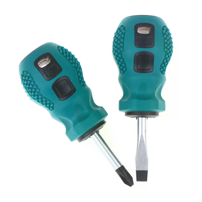 Magnetic Radish Head Mini Screwdriver Set, Dual-Purpose with Flat Cross Tip