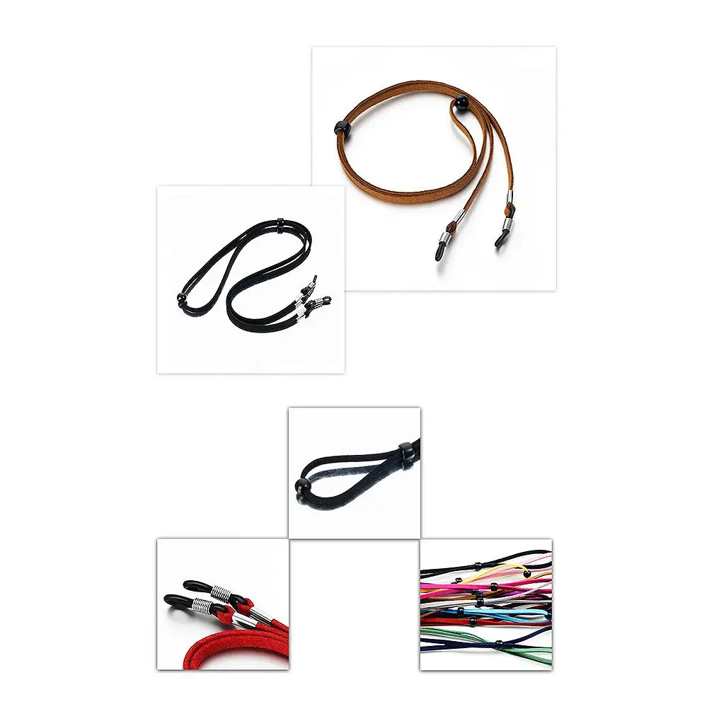 6 Pcs Anti-slip Glasses Straps Eyeglasses Ropes Adjustable Cords Lanyards Non-slip For Sports Durable Securely Neck