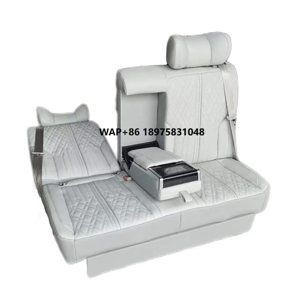 Wholesale Custom Auto Rear Three Seats  Camper Van Single Sofa Bed Car  Luxury Bench Seat