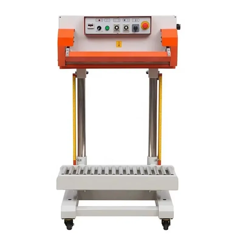 50kg Heavy Load Pneumatic Vertical Sealing  Industrial Continuous Band Sealer for Thick Plastic Bag Packaging