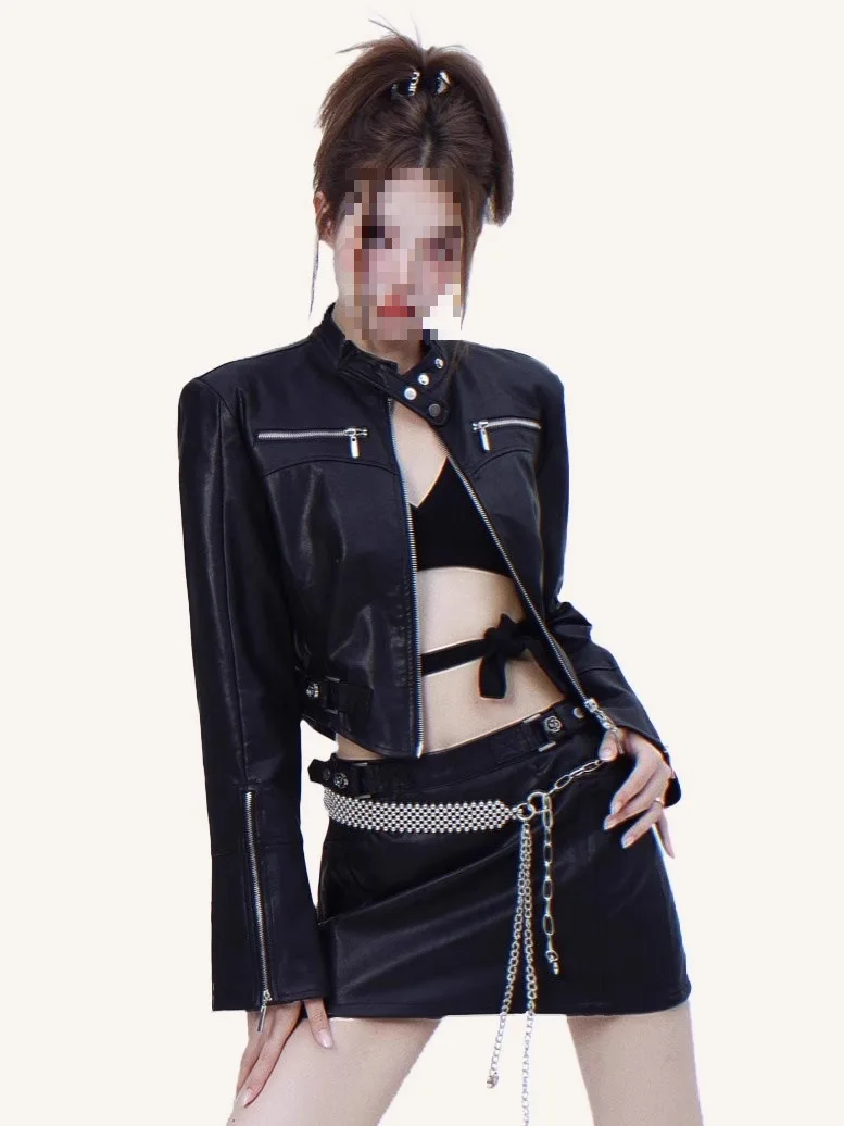 

Байкерские куртки Женская куртка Женская Y2K Осенняя богемная замша с бахромой из бисера Художественная субкультура Индивидуальность Уникальный хипстер Этнический