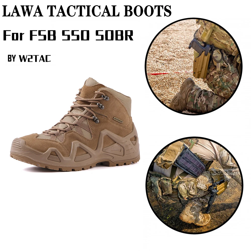 

Russian Lawa Army Fans Outdoor Mountaineering Waterproof And Stab-proof Desert Combat Boots