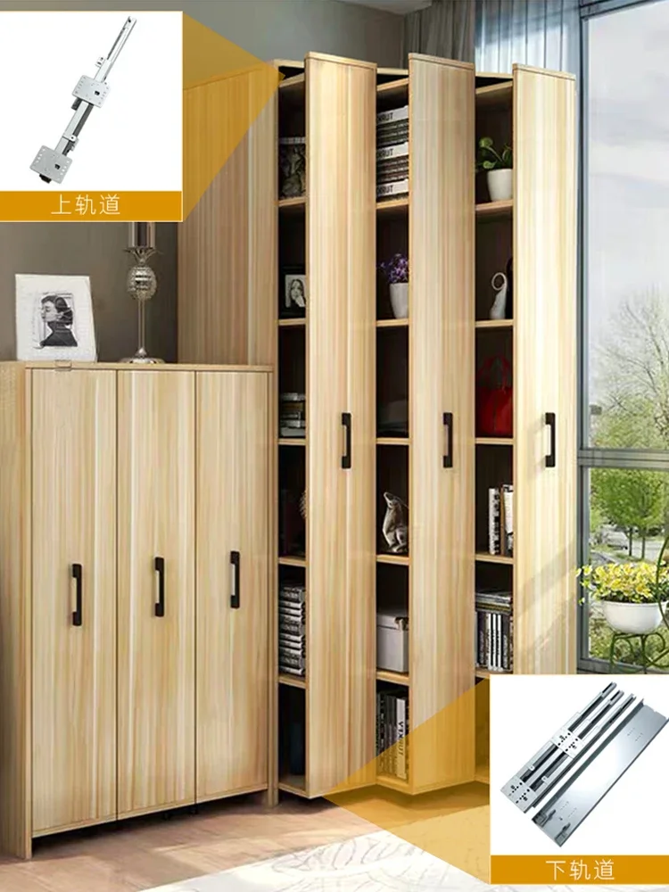 High depth cabinet, heavy-duty heaven and earth guide rail storage wardrobe, vertical cabinet, pull-out, damping, silent bufferi