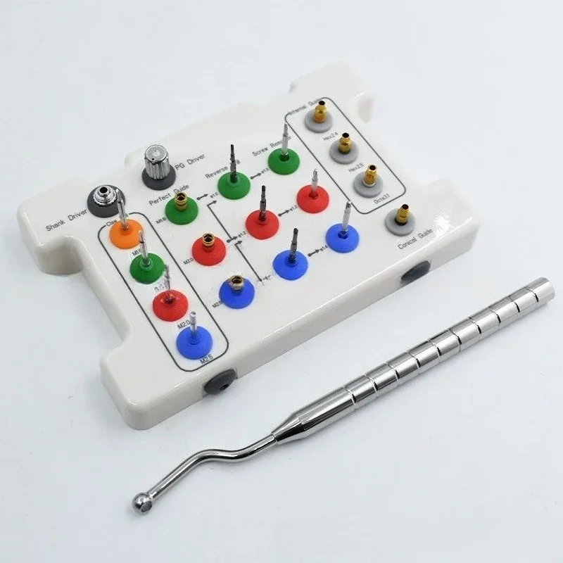Dentals Implants Fixture Break Screw Removal Disassembly Tool Driver Tool Box