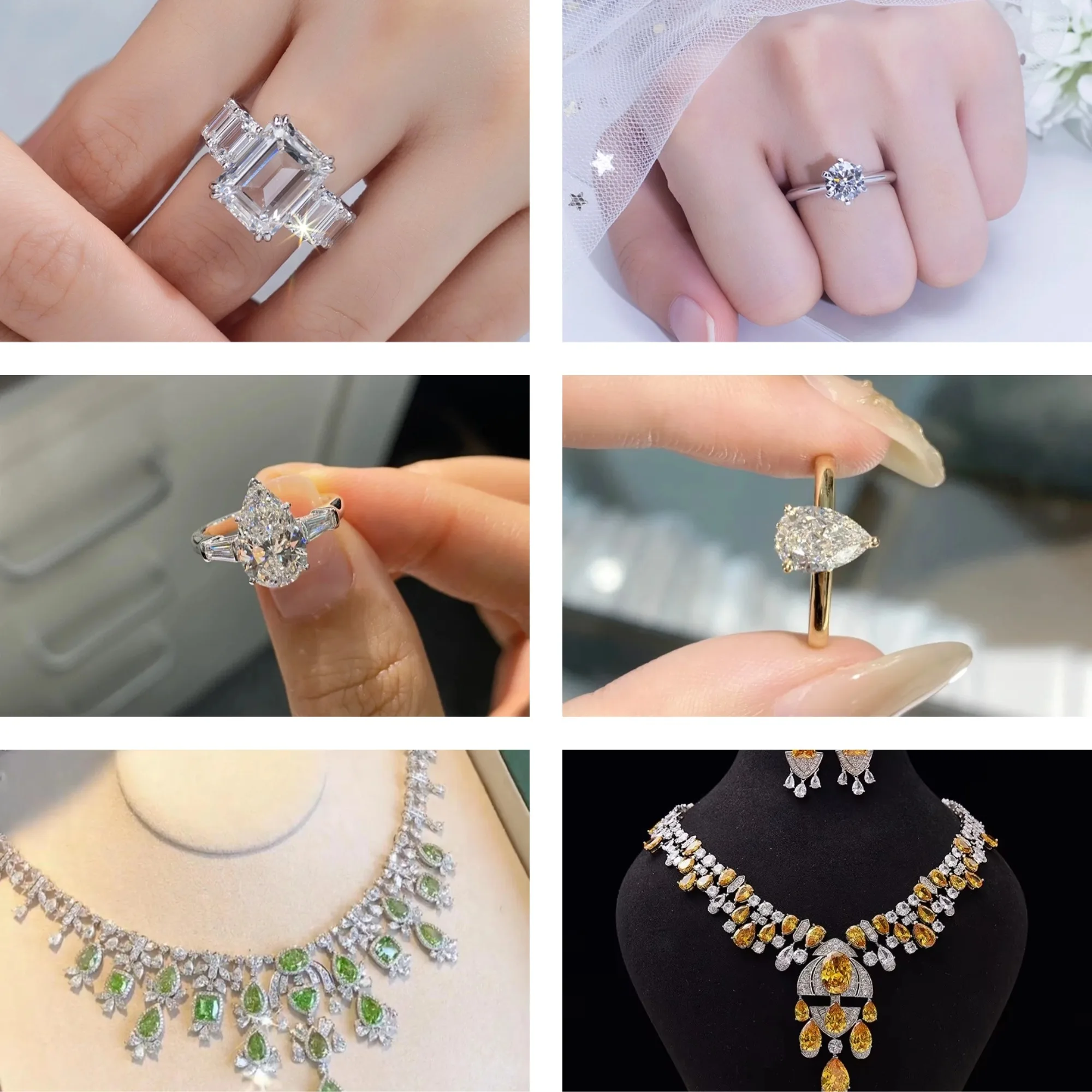 Messi Schmuck 0,9mm-3,0mm 1ct CVD Melee Laborgezüchtete Diamanten DEF VVS-VS Runder Brillantschliff Kleine Diamanten Großhandel – Detail 15