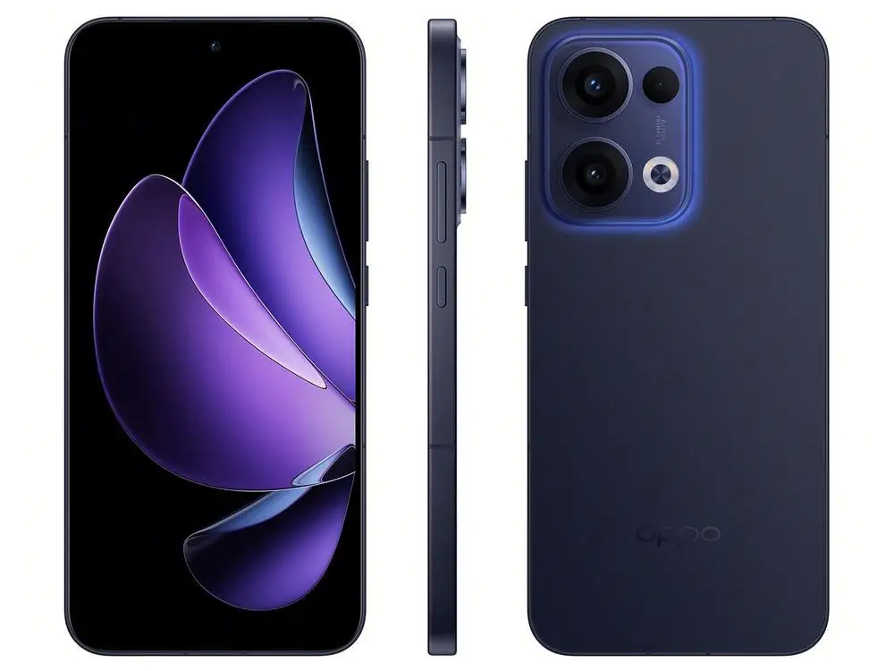 Smatphone OPPO Reno13 512GB Azul Índigo 5G 12GB RAM 6,67" Câm. Tripla + Selfie 50MP