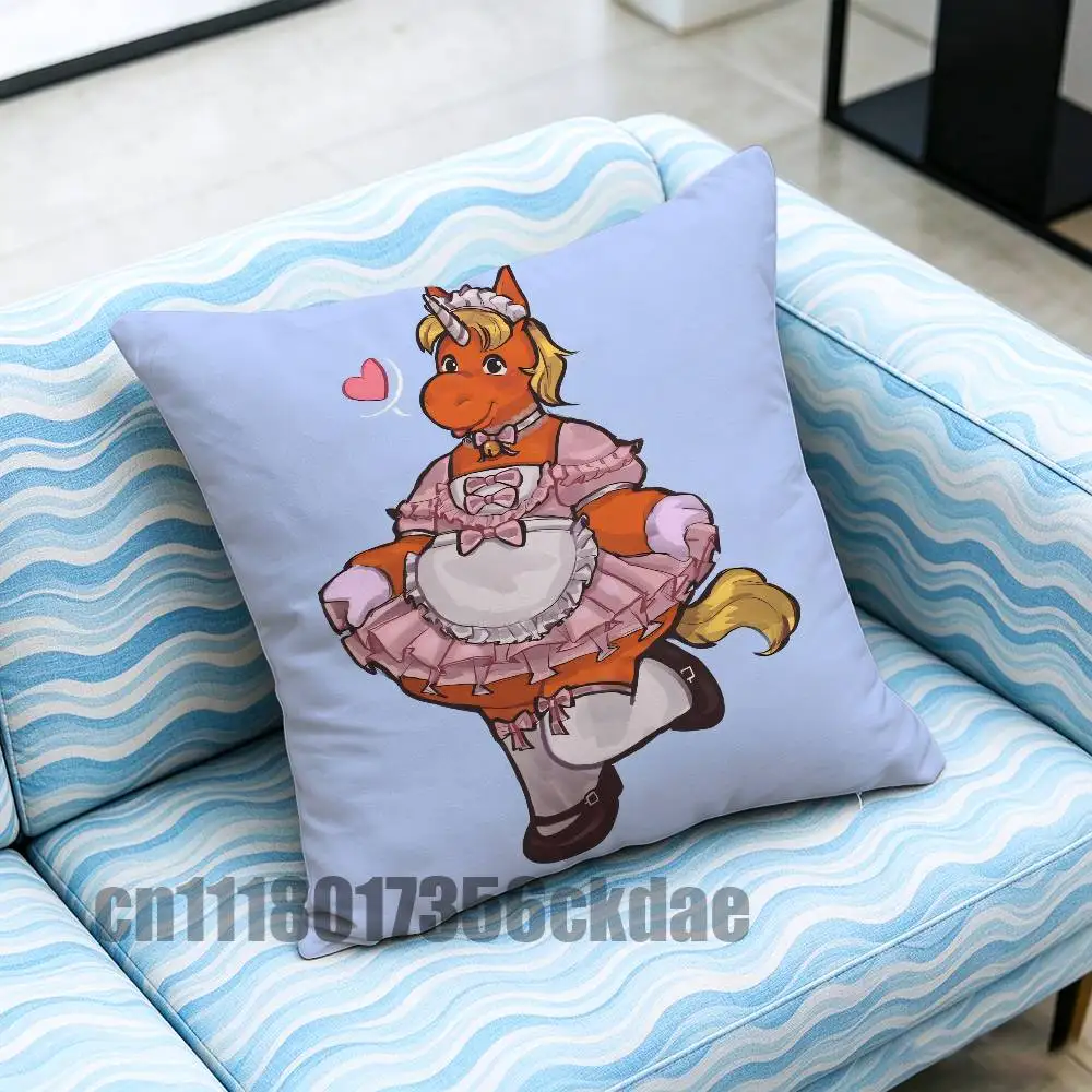 Custom Decorative Pillowcase Accent Cushion Covers DIY For Buddy The Unicorn Throw Pillow Cover Case