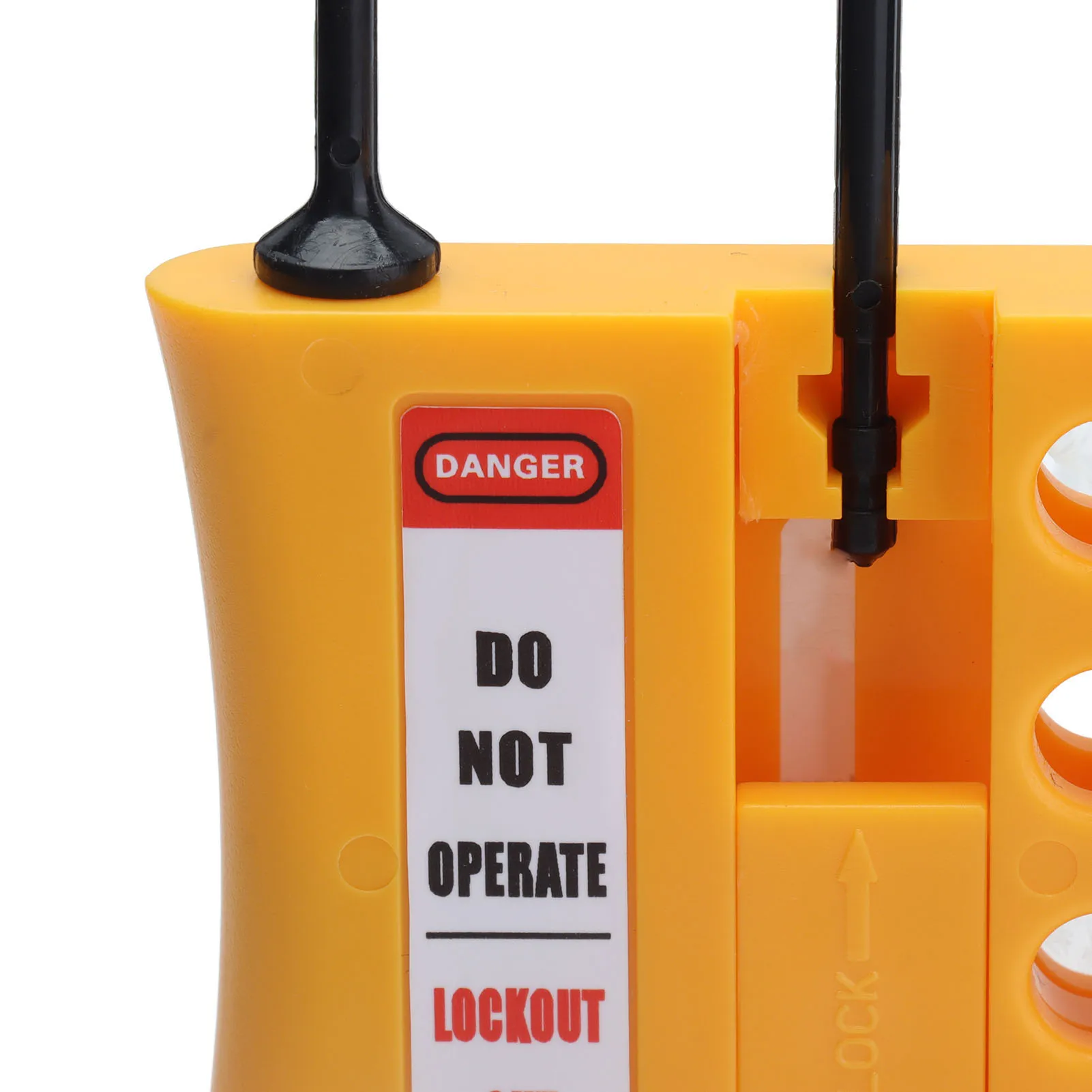 Hasp Tagout Stop Lockout Nylon ABS 4 Hole Insulated Loto Safety Lock for 36mm Keyholes