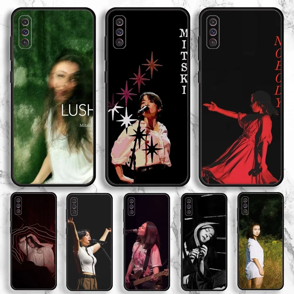 

Mitski Singer Phone Case For Samsung Galaxy A13,A21s,A22,A31,A32,A52,A53,A71,A80,A91 Soft Black Phone Cover