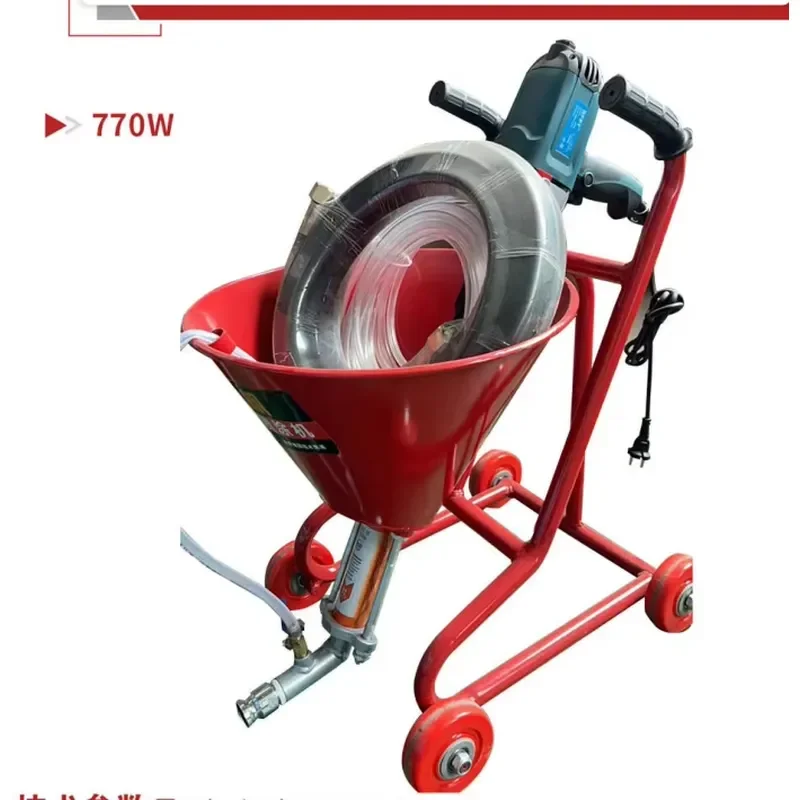 Portable Automatic Wall Spray Cement Mortar Waterproof Hydraulic Plastering Machine
