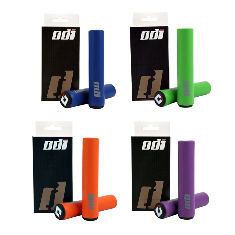 2PCS ODI Bicycle Grips MTB Handlebar Grips Mountain Folding Bike Anti-Slip Grip Silicone Colorful MTB Road Cycling Bikes Parts