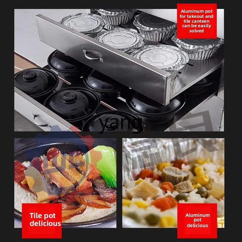 CXcommercial special insulation cabinet canteen fast food large capacity automatic constant temperature hot food cabinet view 5