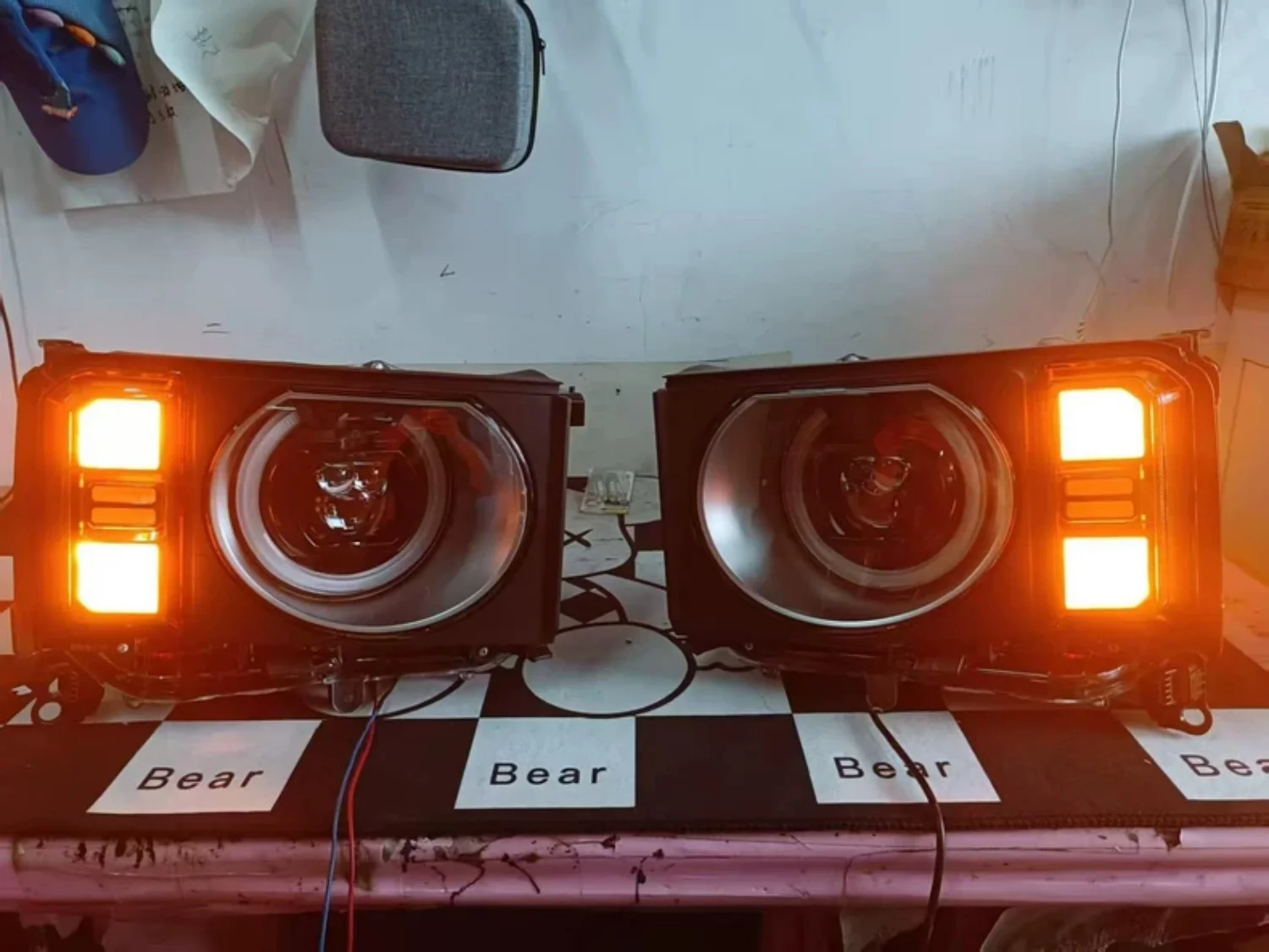 

Car LED headlight for Toyota land cruiser LC250 daytime running lamp DRL Turn signal