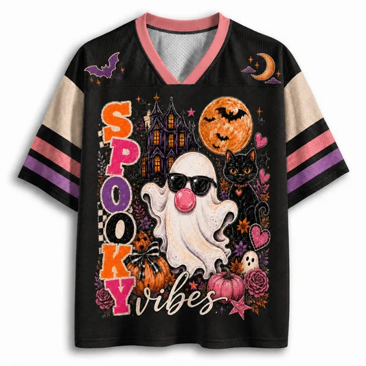 Hot Selling Retro Funny Dark Pumpkin Print Halloween Fashion Jersey for Adults and Children Plus Size Sports Gift T-shirt