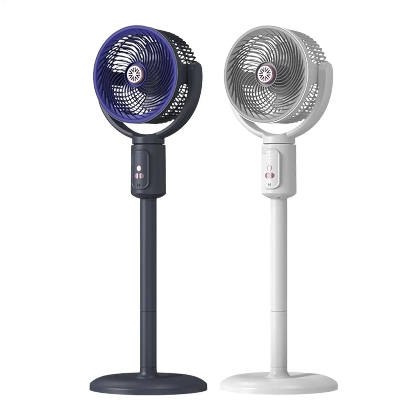 Vertical Fan 5-Speed Standing Blower with Timer Oscillating Type-C Rechargeable Adjustable Height Bedroom Tower Fan for Beach