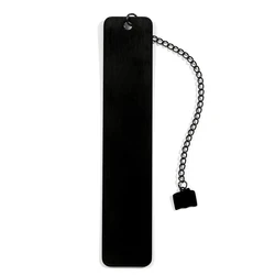 10pcs Black Plated Stainless Steel Plate Bookmarks Wholesale Metal Book Mark Gifts for Book Lovers Homemade Creative Book Marks