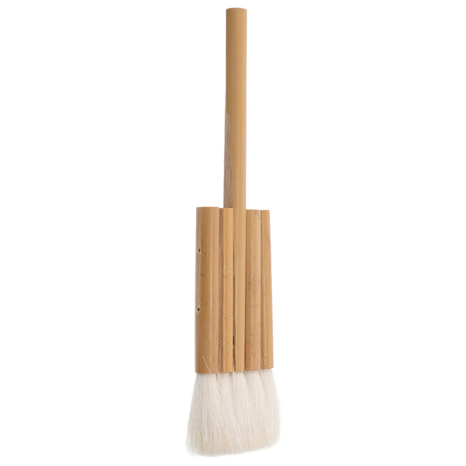 Handcrafting Chinese Calligraphy Brush Soft Wool Hair Ergonomic Wood Handle Painting Tool for Watercolor Oil Painting Art