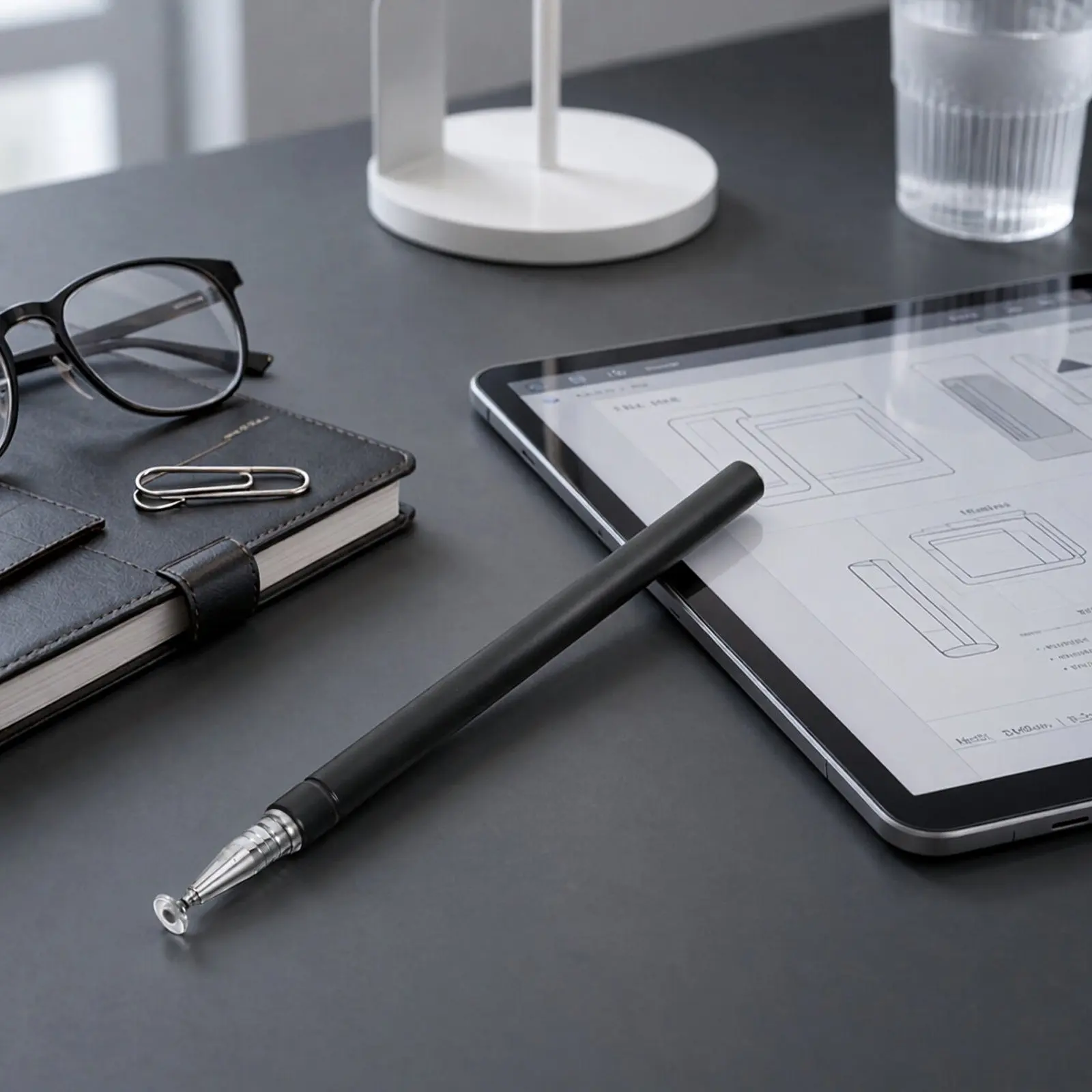 Capacitive Stylus Pen Retractable Lightweight High Precision Tablet Touch Pen for Drawing Note Taking Compatible Phones