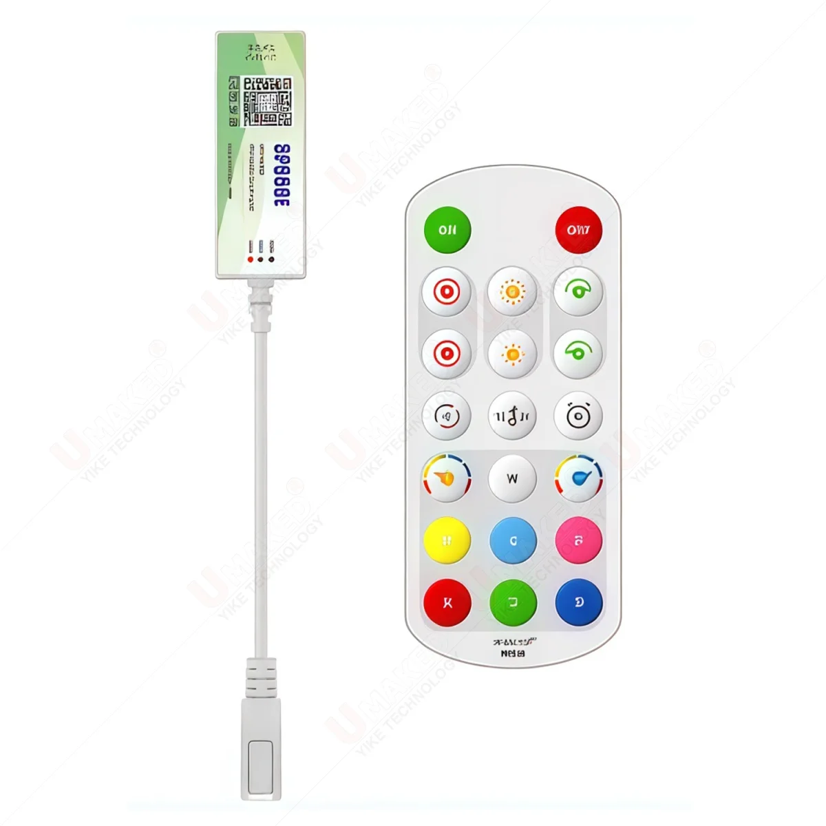 SP668E WS2811 WS2812B RGB LED Controller APP 2.4G RF Remote Control RGBIC Music DIY Dynamic Effect Light Strip DC 5-24V