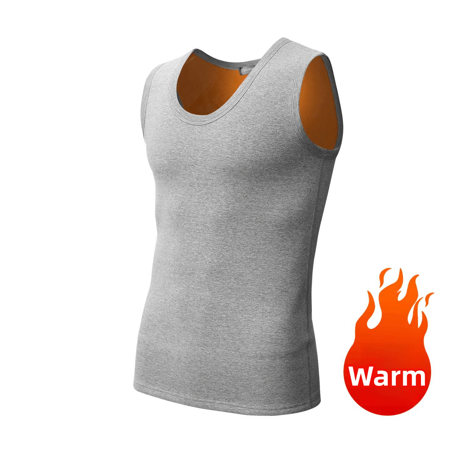 Men\'s Autumn Winter Thick Warm Fleece Fashion Casual Tank Top Undershirt Men Sleeveless High Quality Soft Thicken T-shirt Tops