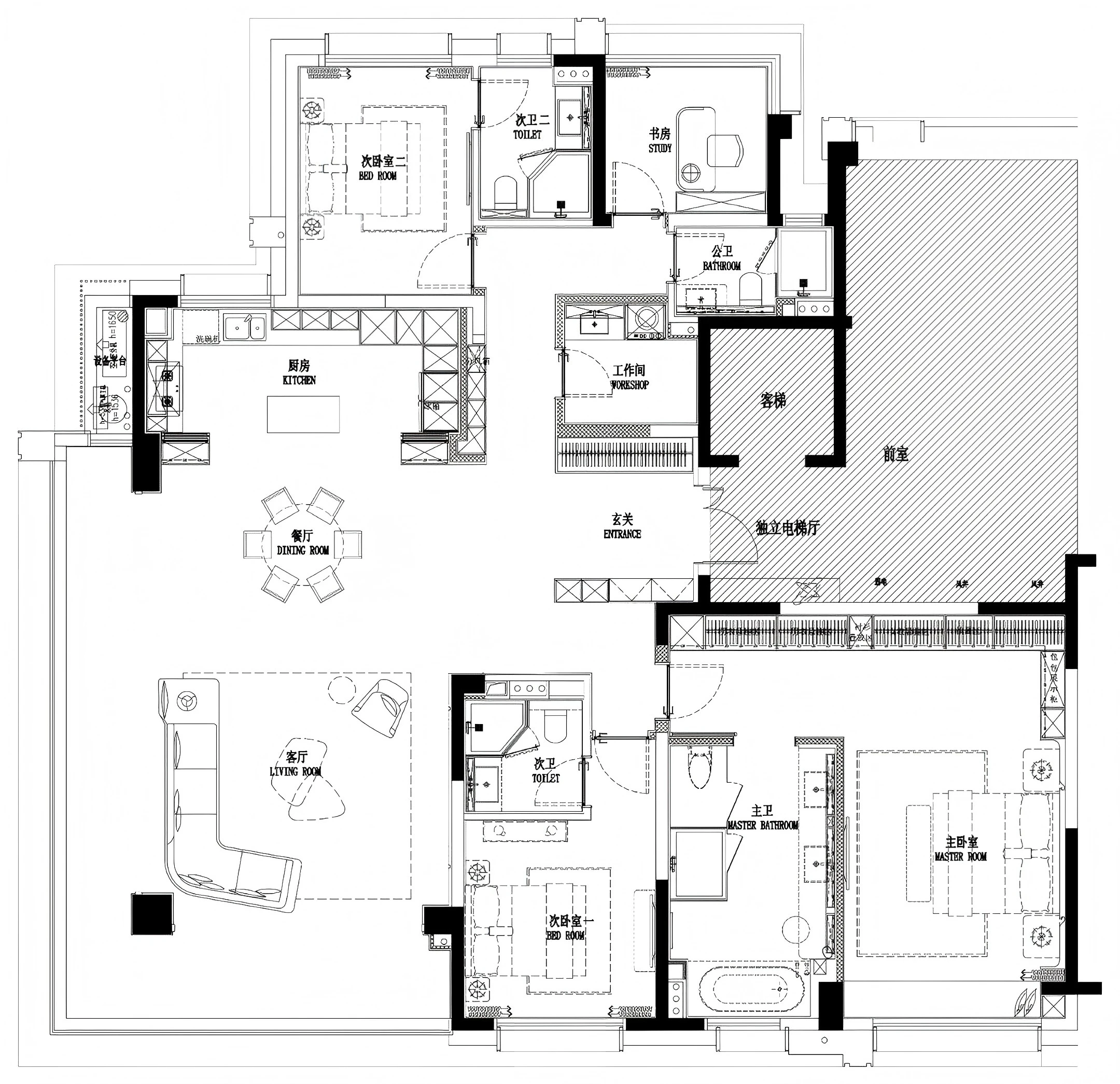 Spongde فندق الحمام الداخلي غرفة المعيشة المنزلي أفكار المنزل تصميم 3D