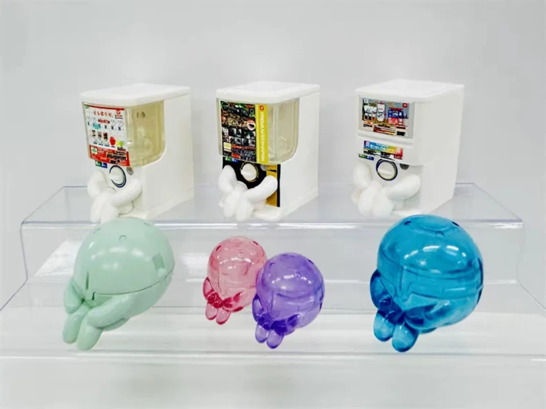 Original capsule toys cute 1/12 bjd blythe Machiboke Gashapon machine part.2 shell figures waiting sitting dollhouse miniatures