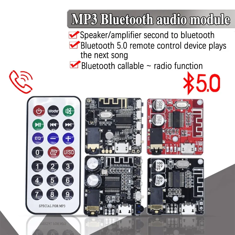 AEAK Bluetooth Audio Receiver Board Bluetooth 5.0 mp3 lossless Decoder Board Wireless Stereo Music Module