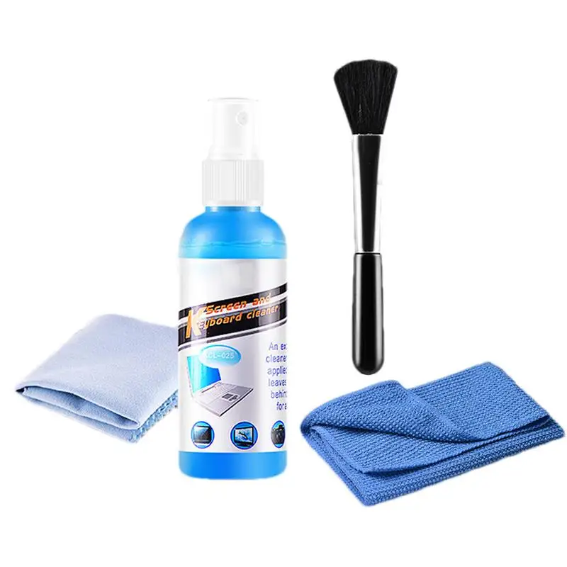 Electronic Screen Cleaning Kit Computer Screen Cleaner Laptap Cleaning Kit Multi-Function Electronic Cleaner With Microfiber