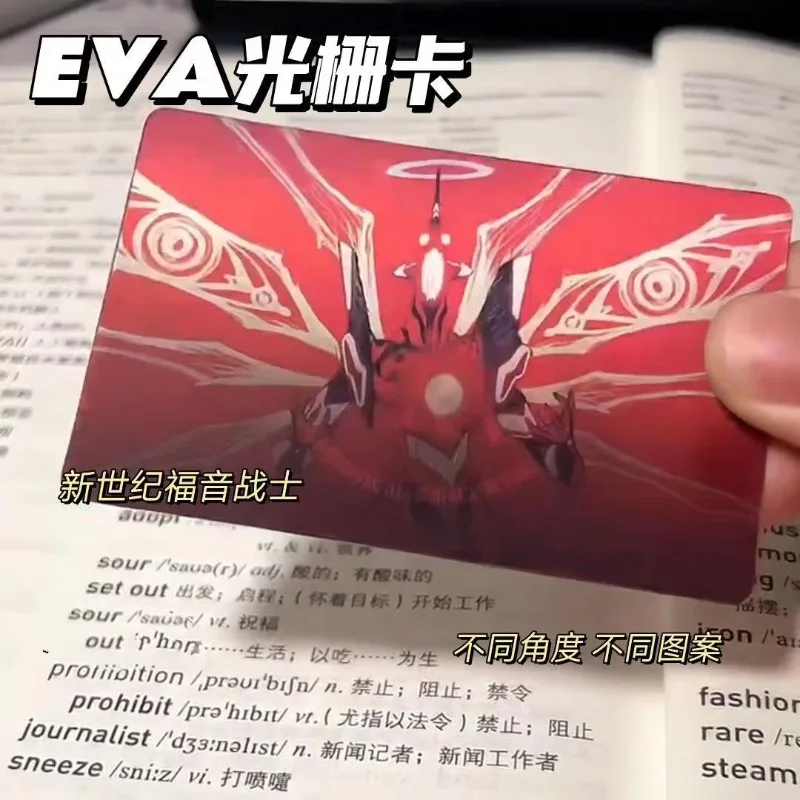 

Creative EVA Card Shinji Rei Asuka Langley Soryu Anime Action Figure Grating Bookmark Goods Toy Christmas Gift Anime Merchandise