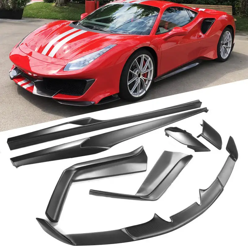 Carbon Fiber For Ferrari 488 Full Set Body Kit Air Vent,Perfect installation
