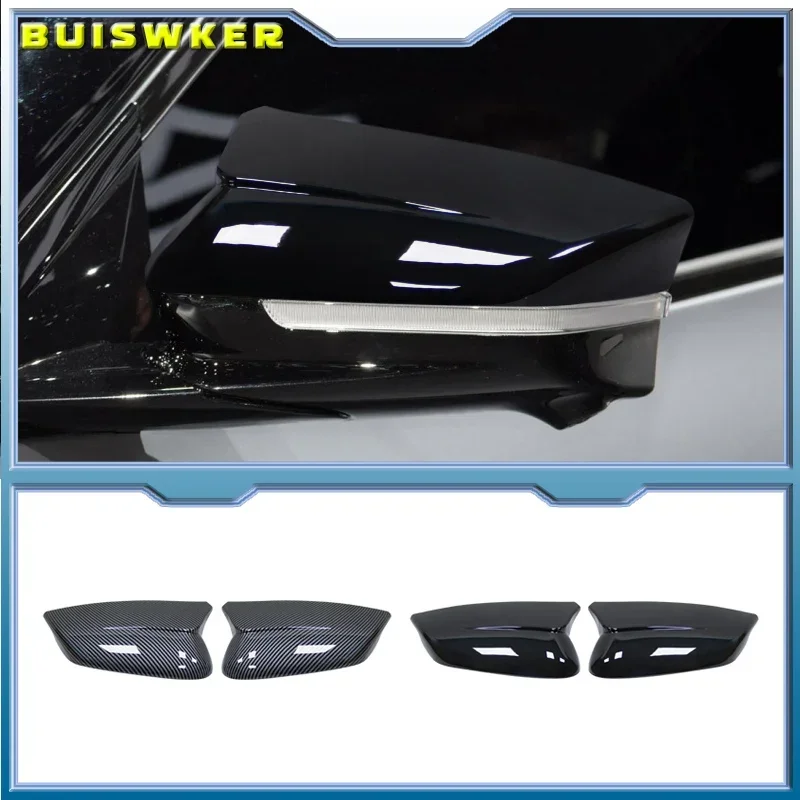 Car Side Wing Mirror Cover Rear View Mirror Shell Caps Case For KIA EV6 2022 2023 Car Exterior Accessories