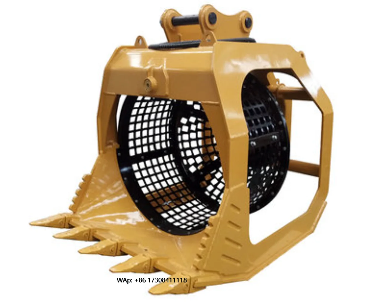 New Product Hydraulic Rotary Drum Screen Soil Sifter Hydraulic Breaking System for Sand Gravel Soil