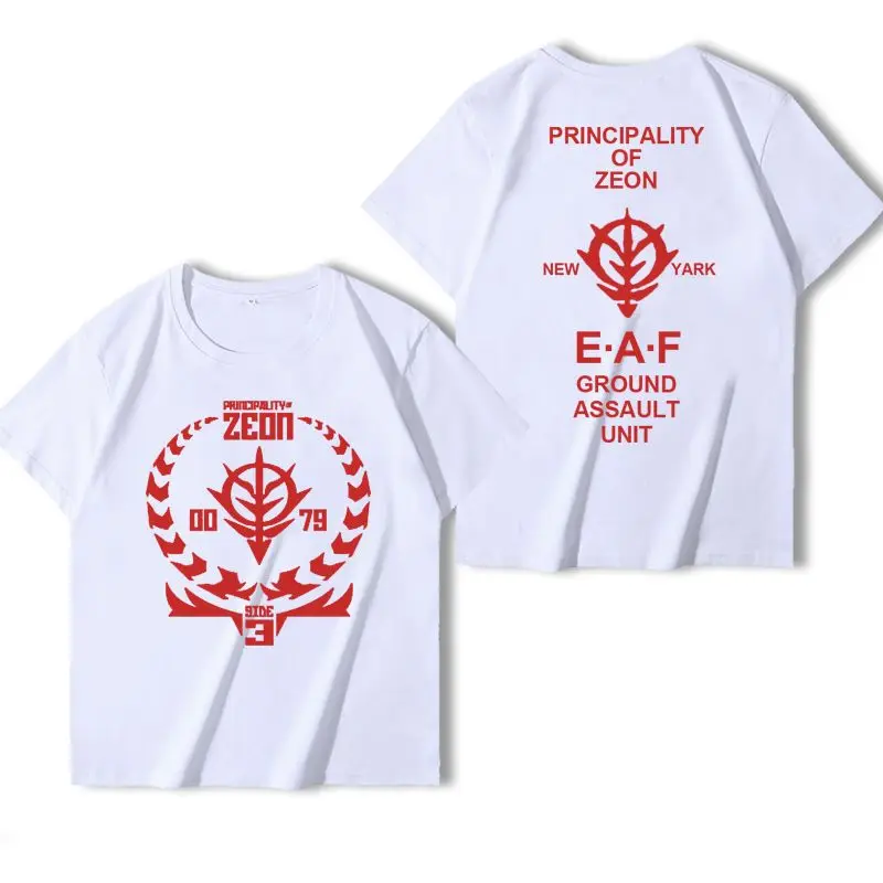 Gundam astray red frame anime camiseta 2025 verão camiseta de algodão masculino com mbp p02 robô impressão gráfica solto ajuste casual streetwear