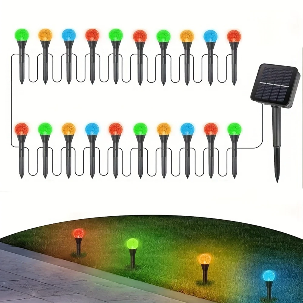 

Solar Courtyard Light, 8 Modes Of Outdoor Decorative Lighting, Suitable For Courtyards, Terraces, And Paths