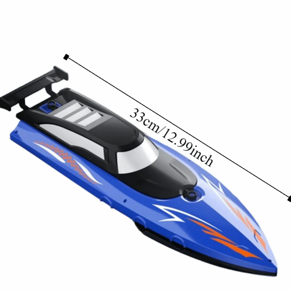 High Speed Remote Control Boat Dual Motors Electric Watercraft Remote-controlled Vesse LED Light Radio Remote Mini Rc Boat